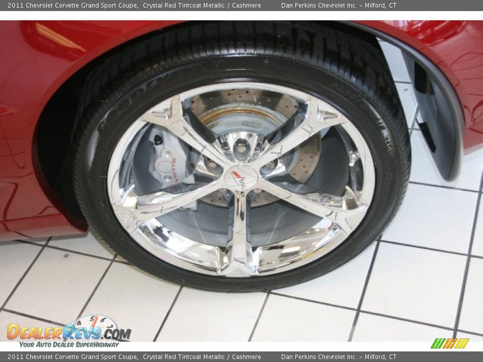 2011 Chevrolet Corvette Grand Sport Coupe Crystal Red Tintcoat Metallic / Cashmere Photo #17