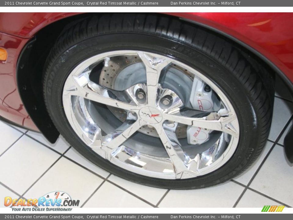 2011 Chevrolet Corvette Grand Sport Coupe Crystal Red Tintcoat Metallic / Cashmere Photo #18