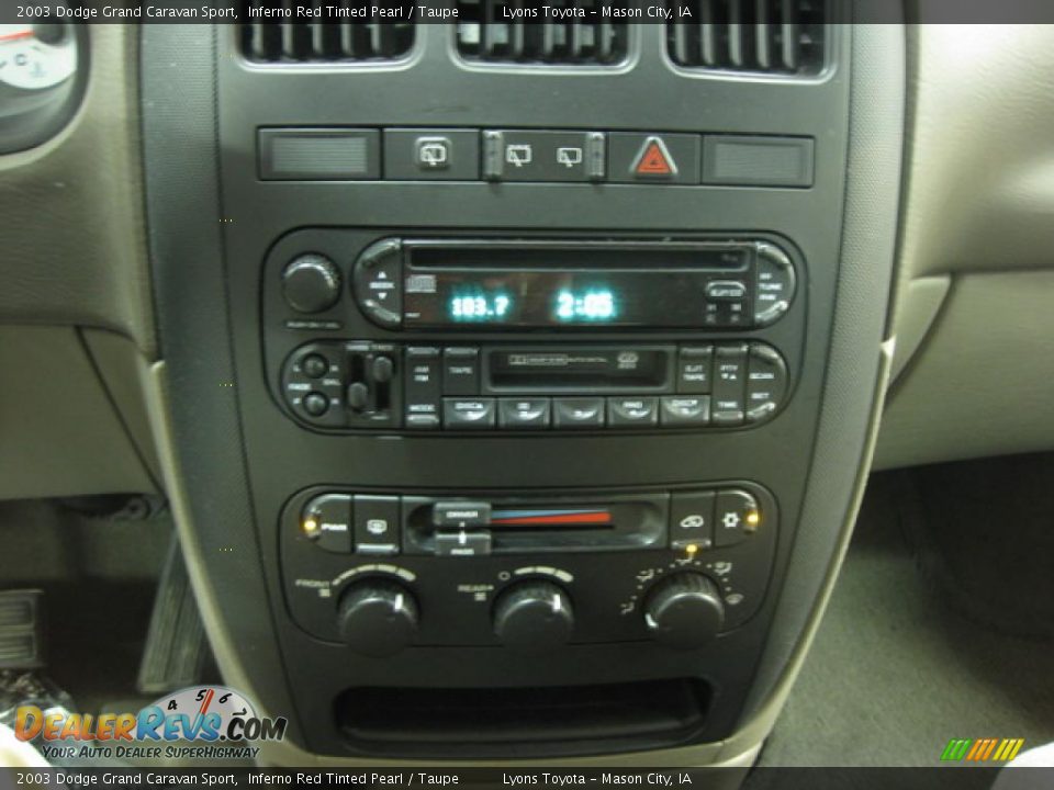 2003 Dodge Grand Caravan Sport Inferno Red Tinted Pearl / Taupe Photo #2