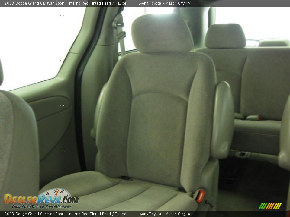 2003 Dodge Grand Caravan Sport Inferno Red Tinted Pearl / Taupe Photo #3