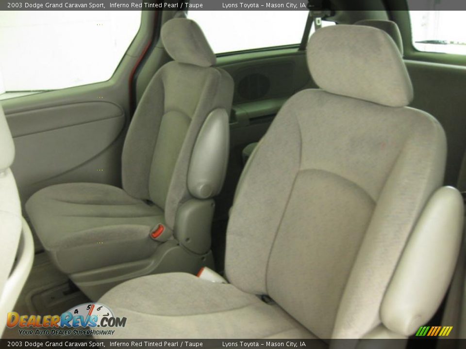2003 Dodge Grand Caravan Sport Inferno Red Tinted Pearl / Taupe Photo #6