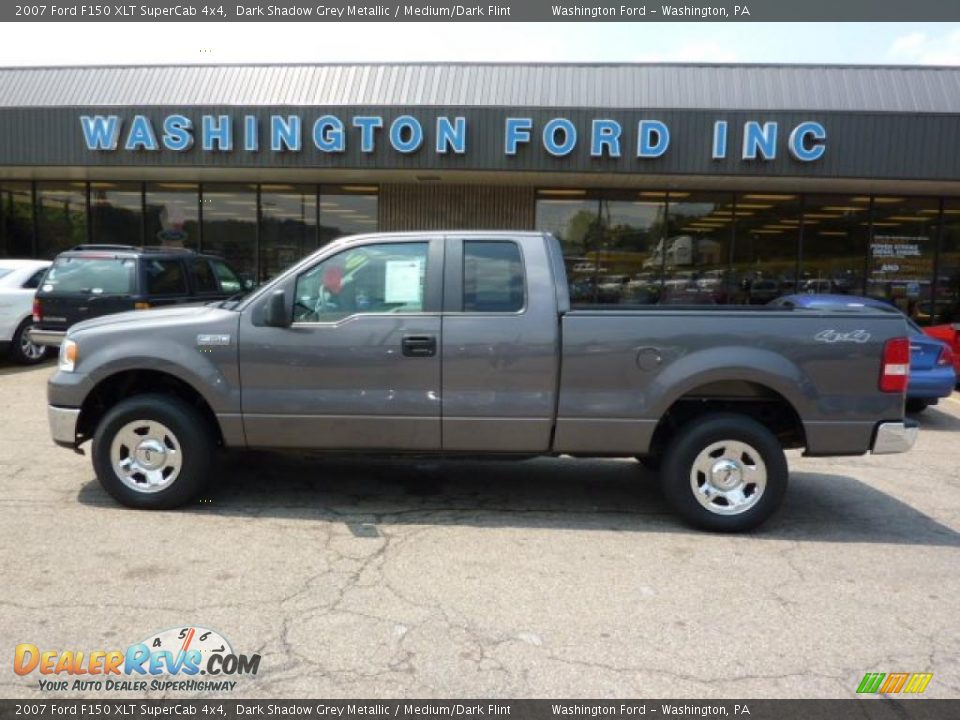 2007 Ford F150 XLT SuperCab 4x4 Dark Shadow Grey Metallic / Medium/Dark Flint Photo #1