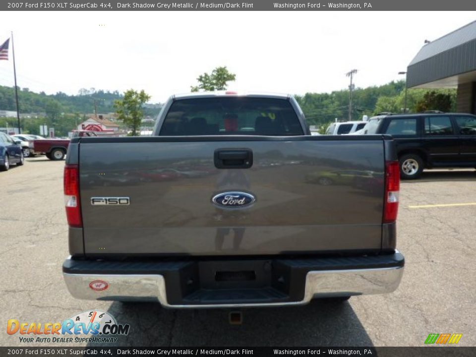 2007 Ford F150 XLT SuperCab 4x4 Dark Shadow Grey Metallic / Medium/Dark Flint Photo #3