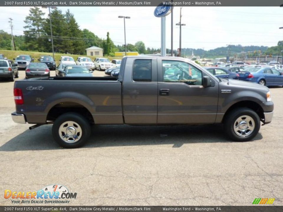 2007 Ford F150 XLT SuperCab 4x4 Dark Shadow Grey Metallic / Medium/Dark Flint Photo #5