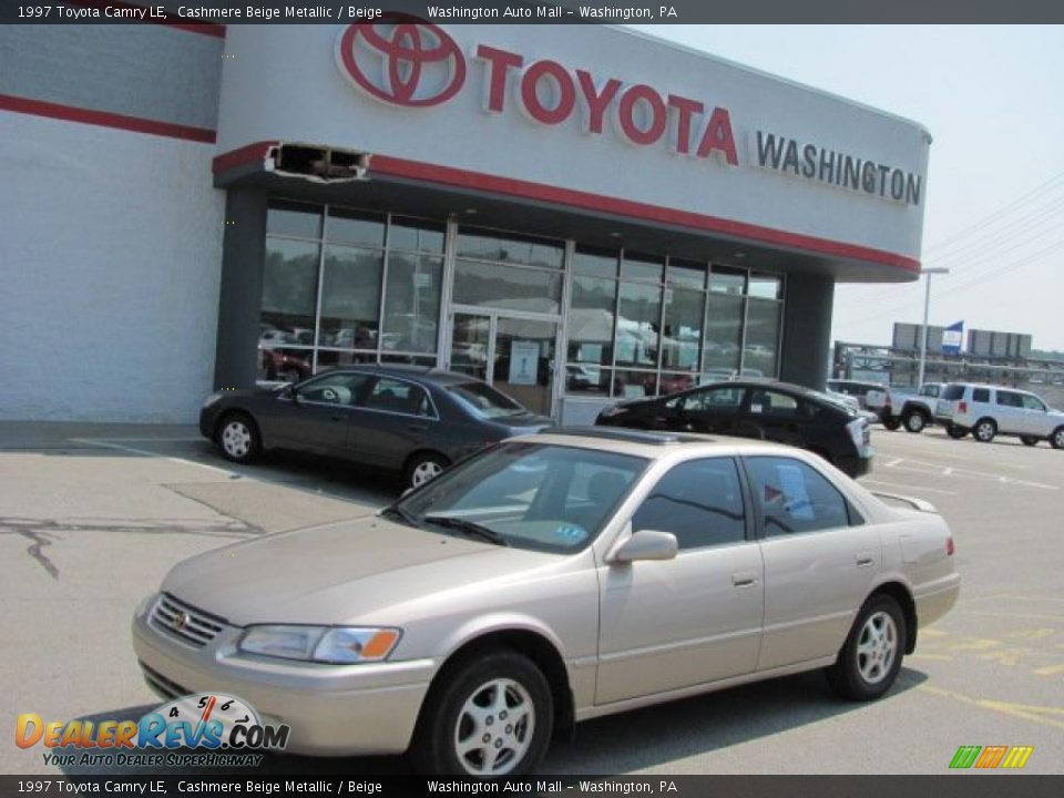 1997 Toyota Camry LE Cashmere Beige Metallic / Beige Photo #1