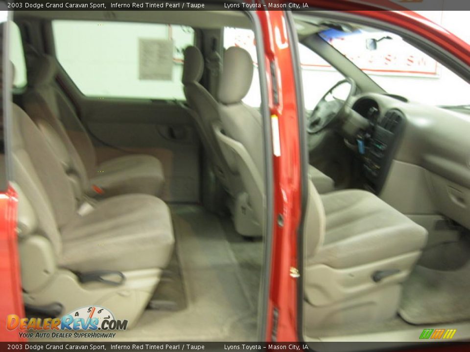 2003 Dodge Grand Caravan Sport Inferno Red Tinted Pearl / Taupe Photo #10