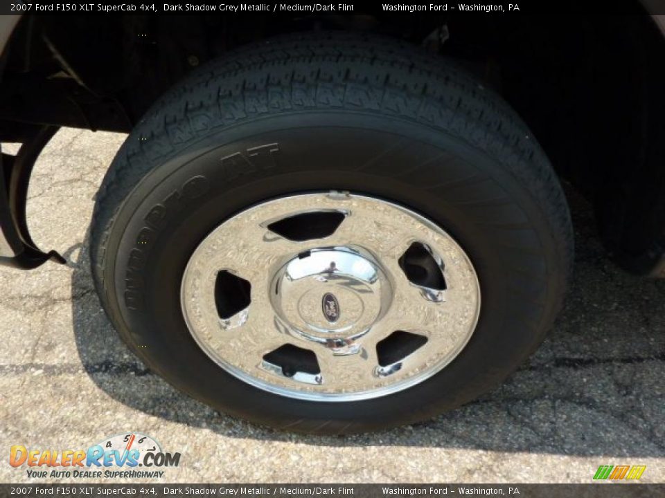 2007 Ford F150 XLT SuperCab 4x4 Dark Shadow Grey Metallic / Medium/Dark Flint Photo #9