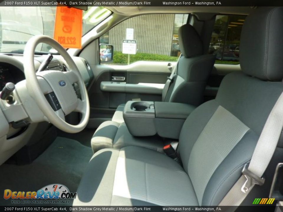 2007 Ford F150 XLT SuperCab 4x4 Dark Shadow Grey Metallic / Medium/Dark Flint Photo #10