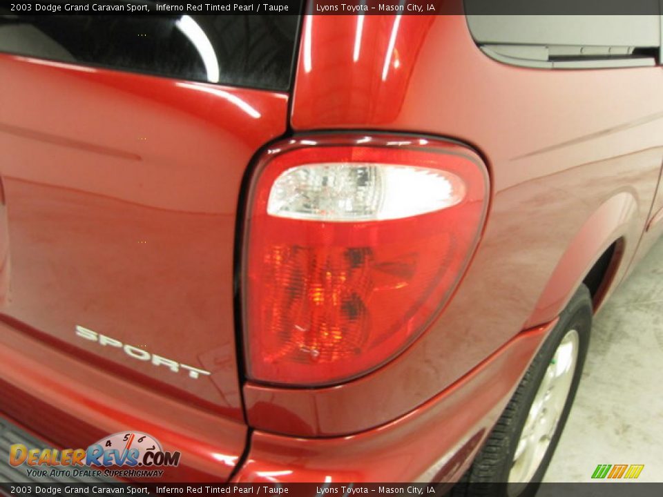 2003 Dodge Grand Caravan Sport Inferno Red Tinted Pearl / Taupe Photo #11