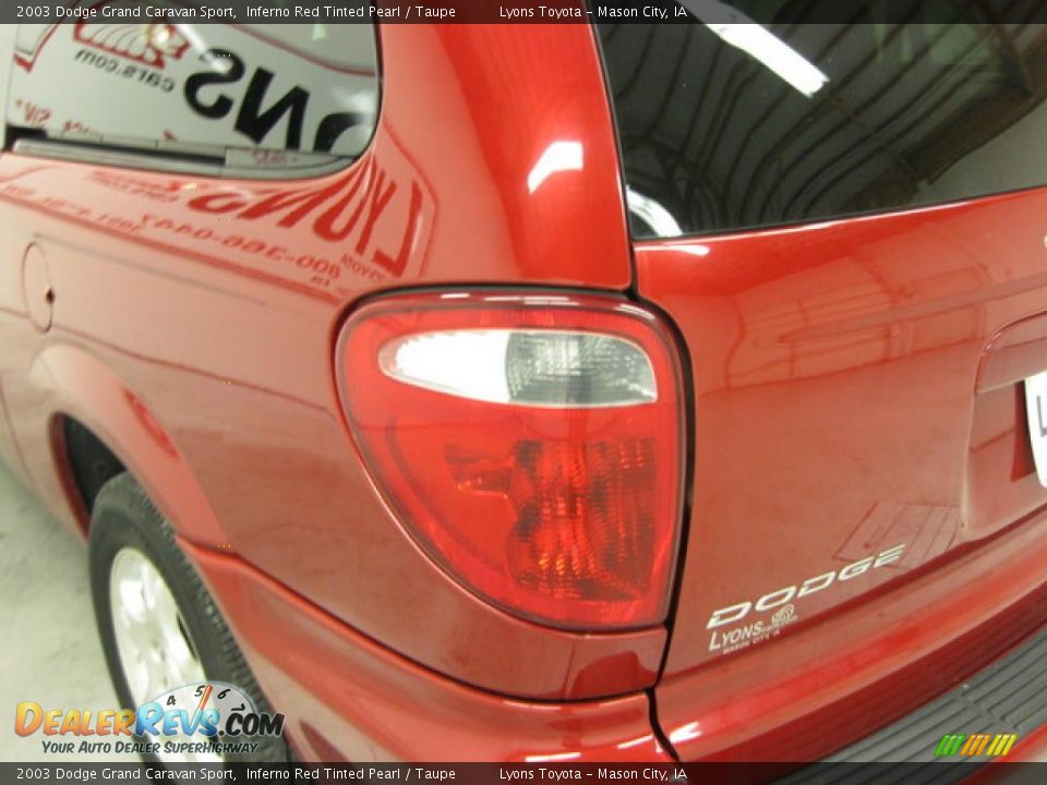 2003 Dodge Grand Caravan Sport Inferno Red Tinted Pearl / Taupe Photo #13