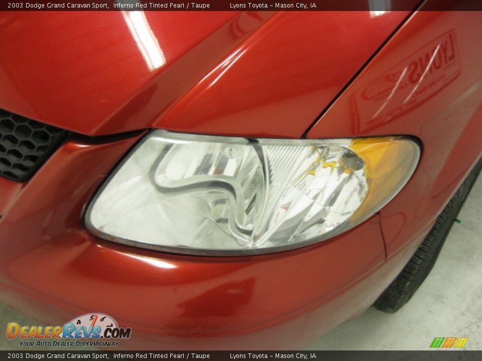 2003 Dodge Grand Caravan Sport Inferno Red Tinted Pearl / Taupe Photo #14