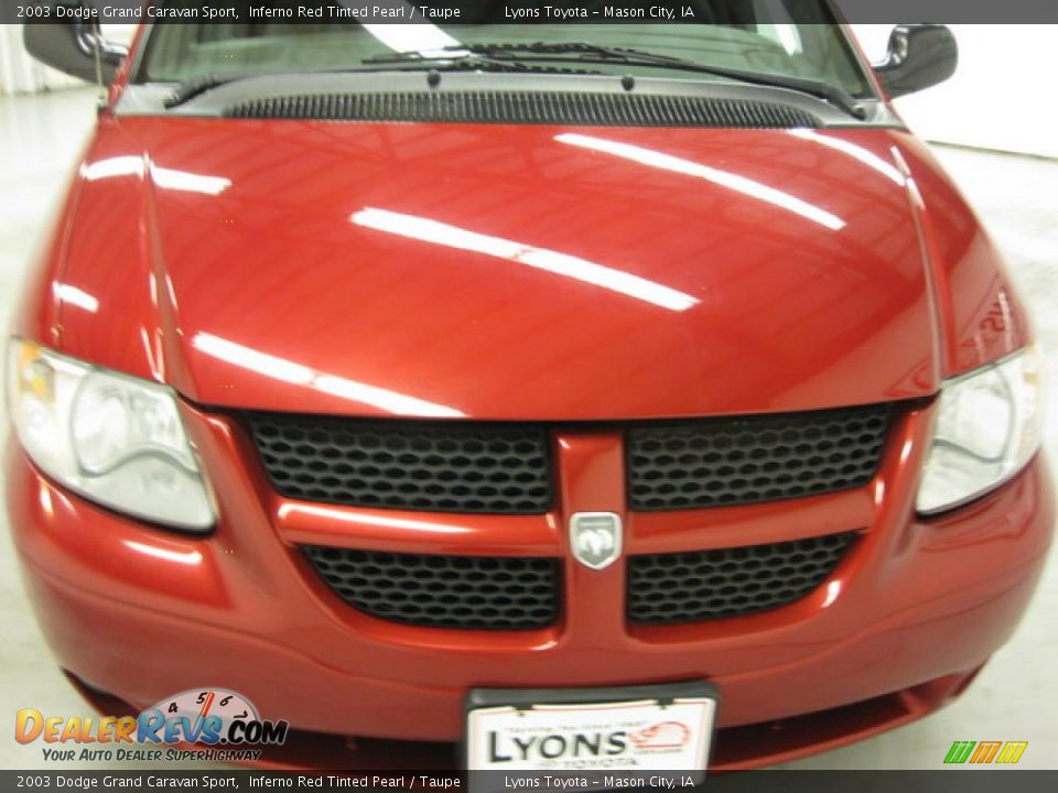 2003 Dodge Grand Caravan Sport Inferno Red Tinted Pearl / Taupe Photo #15