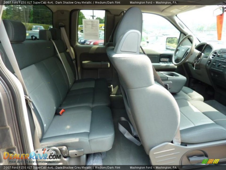 2007 Ford F150 XLT SuperCab 4x4 Dark Shadow Grey Metallic / Medium/Dark Flint Photo #16