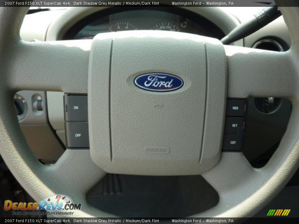 2007 Ford F150 XLT SuperCab 4x4 Dark Shadow Grey Metallic / Medium/Dark Flint Photo #19
