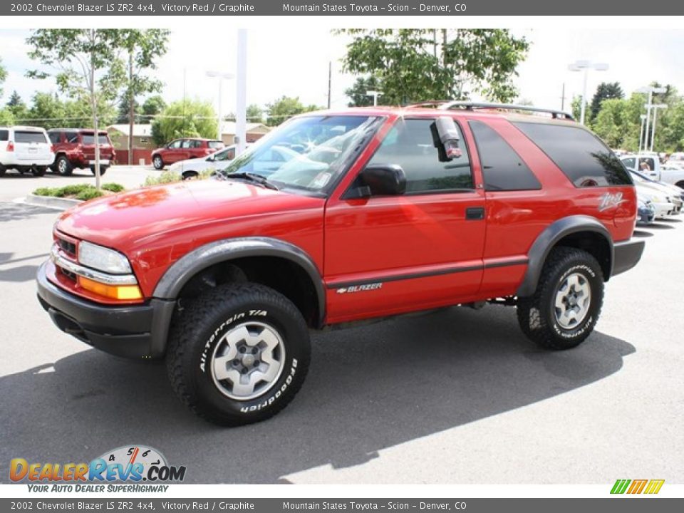 2002 Chevrolet Blazer LS ZR2 4x4 Victory Red / Graphite Photo #5