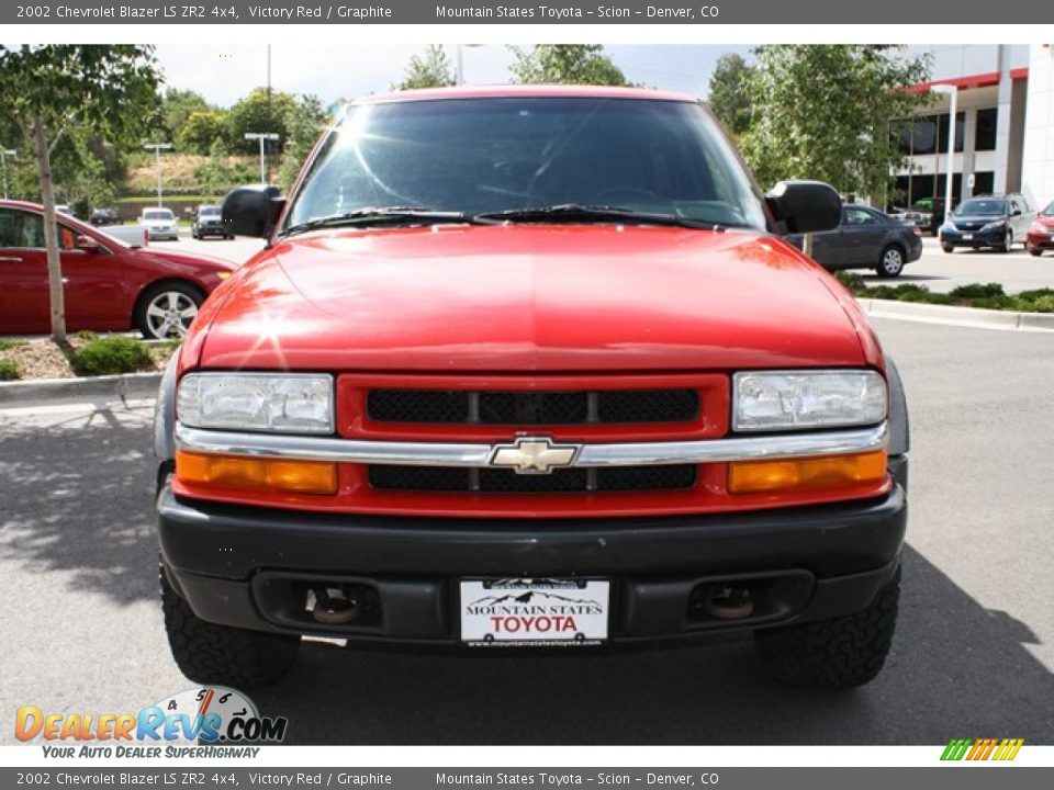 2002 Chevrolet Blazer LS ZR2 4x4 Victory Red / Graphite Photo #6