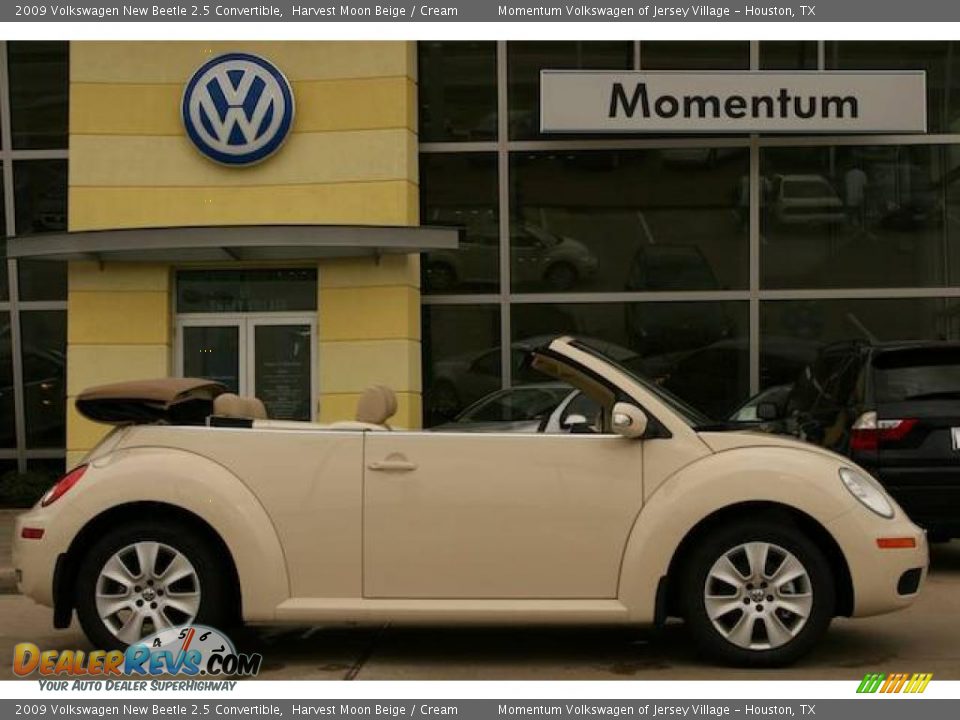 2009 Volkswagen New Beetle 2.5 Convertible Harvest Moon Beige / Cream Photo #16