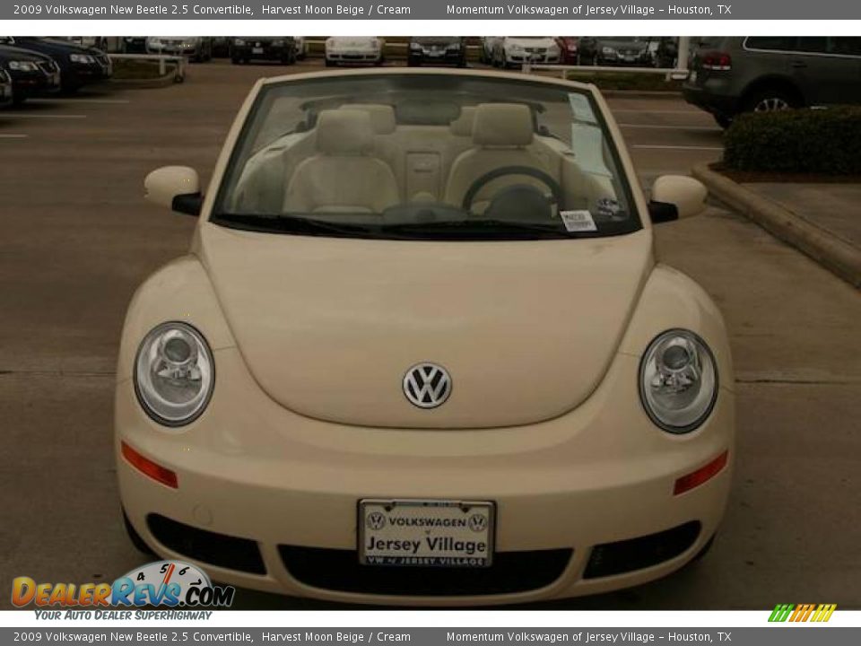2009 Volkswagen New Beetle 2.5 Convertible Harvest Moon Beige / Cream Photo #20