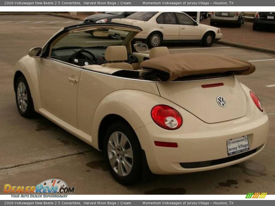 2009 Volkswagen New Beetle 2.5 Convertible Harvest Moon Beige / Cream Photo #21