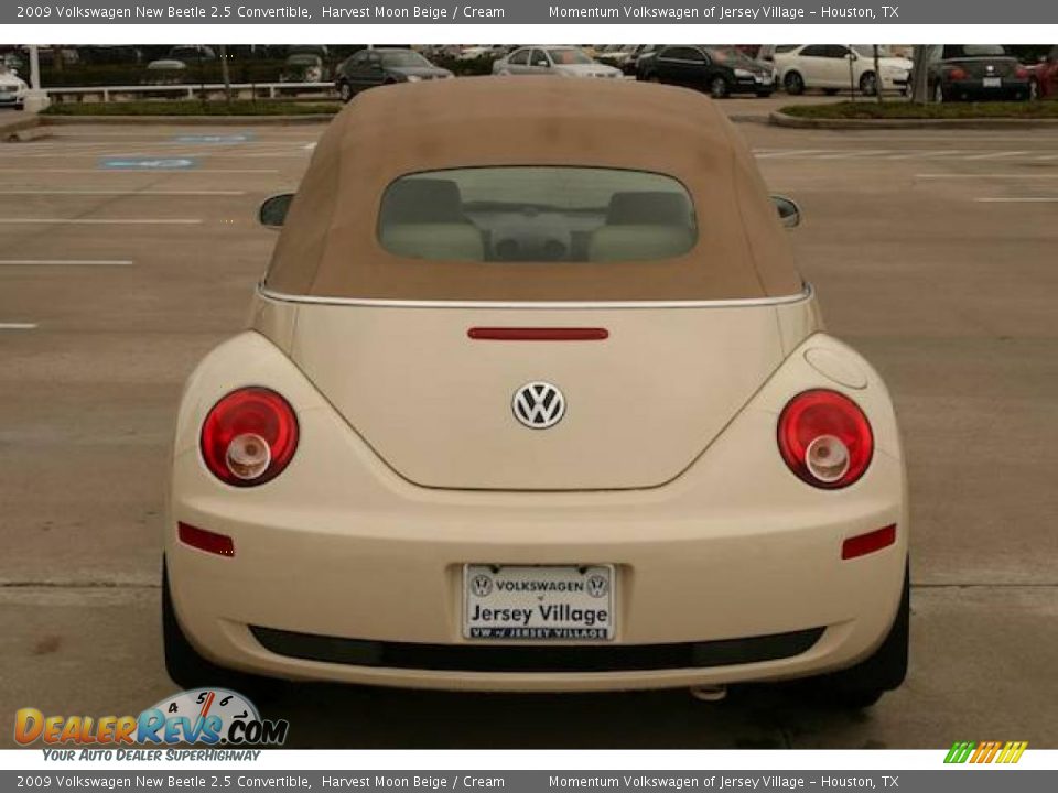 2009 Volkswagen New Beetle 2.5 Convertible Harvest Moon Beige / Cream Photo #22