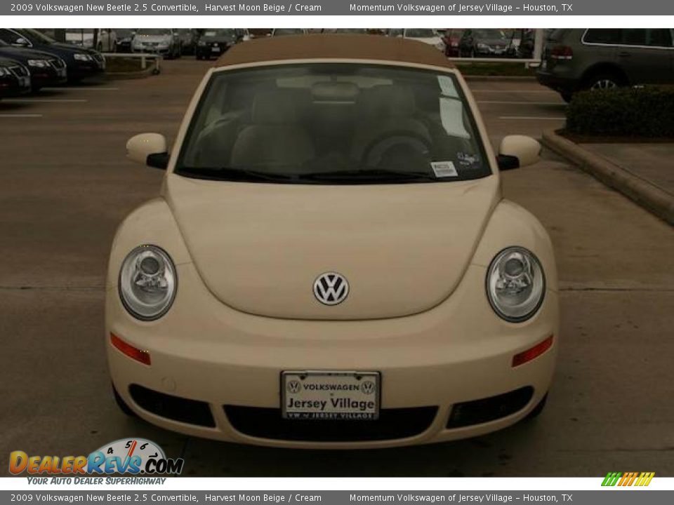 2009 Volkswagen New Beetle 2.5 Convertible Harvest Moon Beige / Cream Photo #25