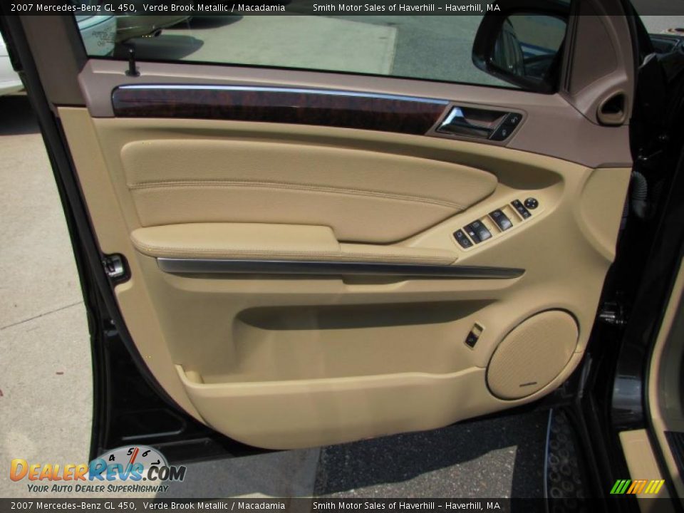 2007 Mercedes-Benz GL 450 Verde Brook Metallic / Macadamia Photo #17