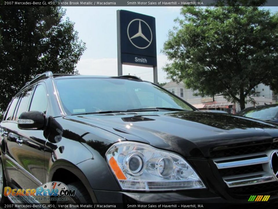 2007 Mercedes-Benz GL 450 Verde Brook Metallic / Macadamia Photo #29