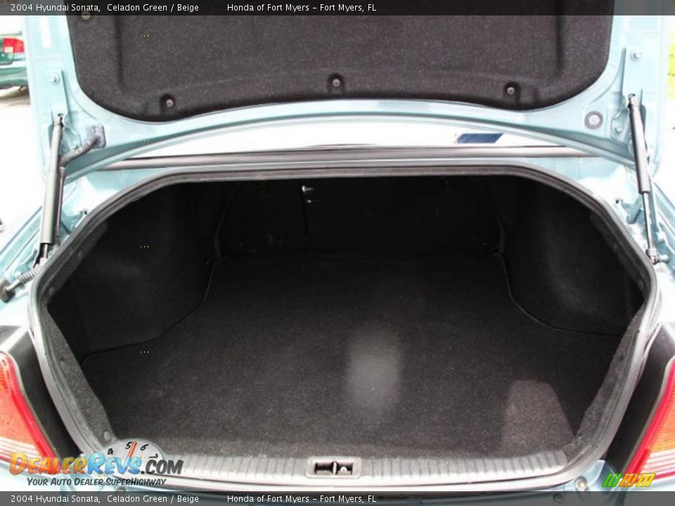 2004 Hyundai Sonata Celadon Green / Beige Photo #9