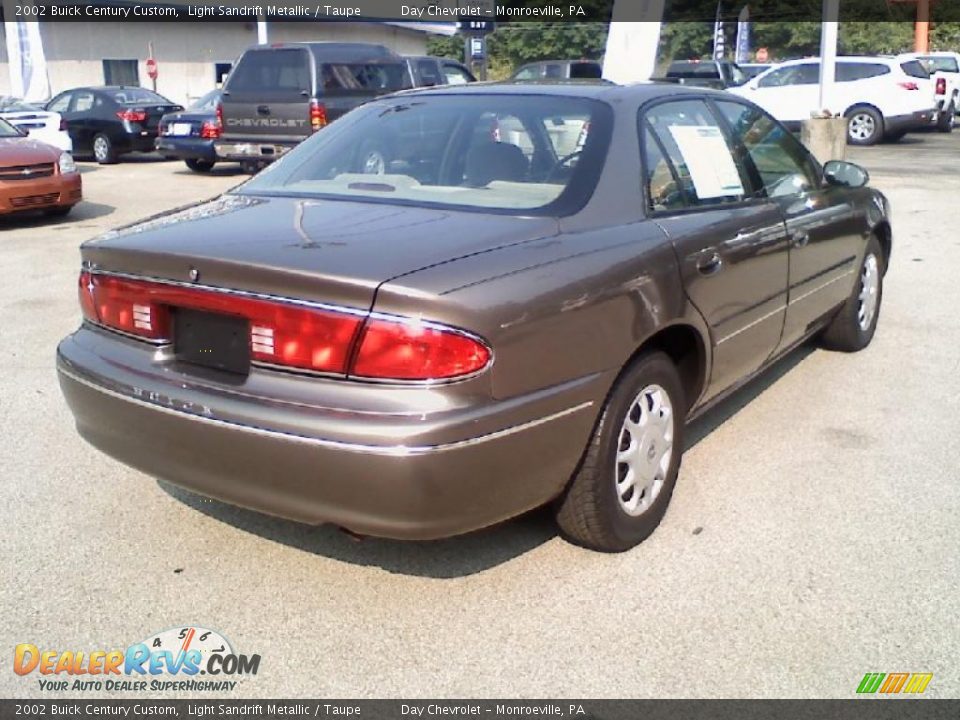 2002 Buick Century Custom Light Sandrift Metallic / Taupe Photo #2
