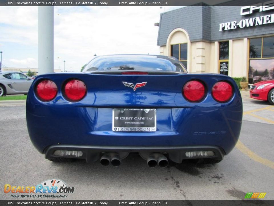2005 Chevrolet Corvette Coupe LeMans Blue Metallic / Ebony Photo #6