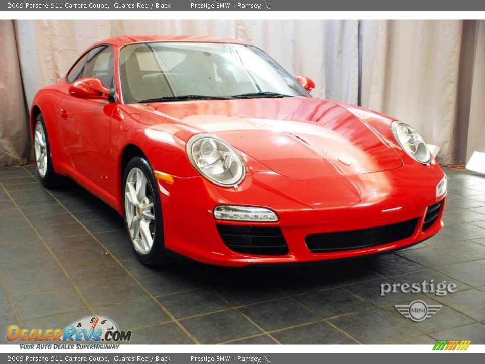 2009 Porsche 911 Carrera Coupe Guards Red / Black Photo #7
