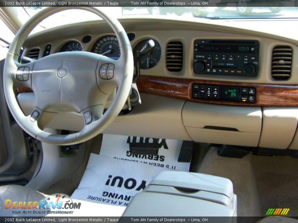 2002 Buick LeSabre Limited Light Bronzemist Metallic / Taupe Photo #17