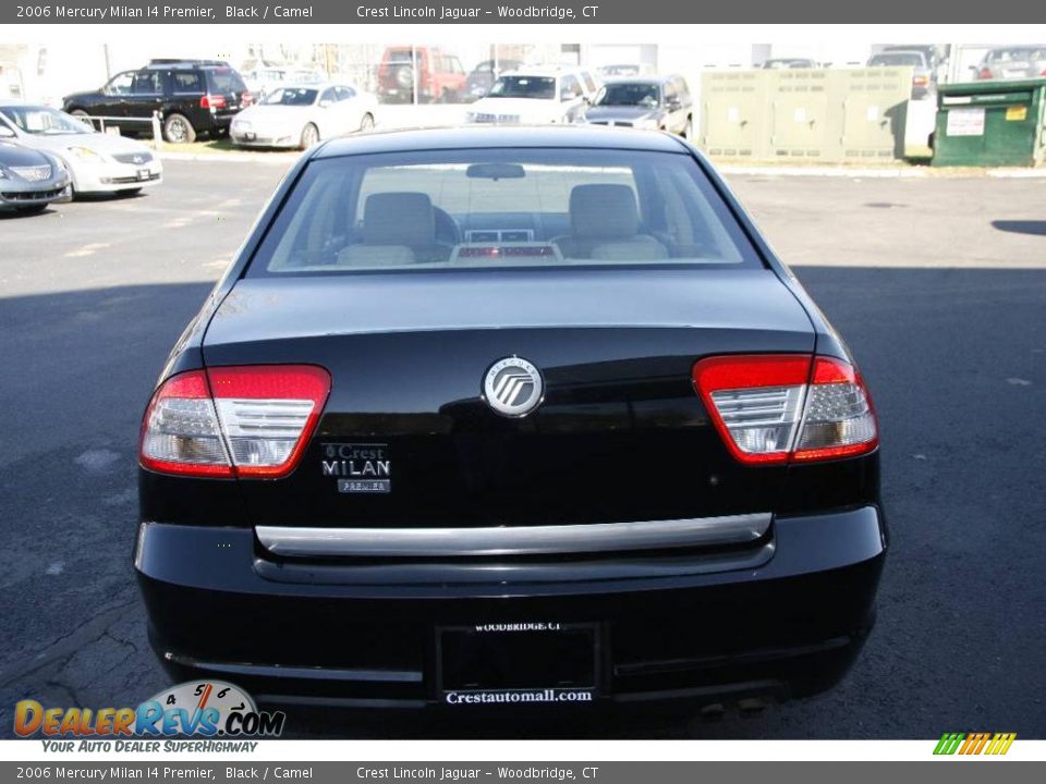 2006 Mercury Milan I4 Premier Black / Camel Photo #6