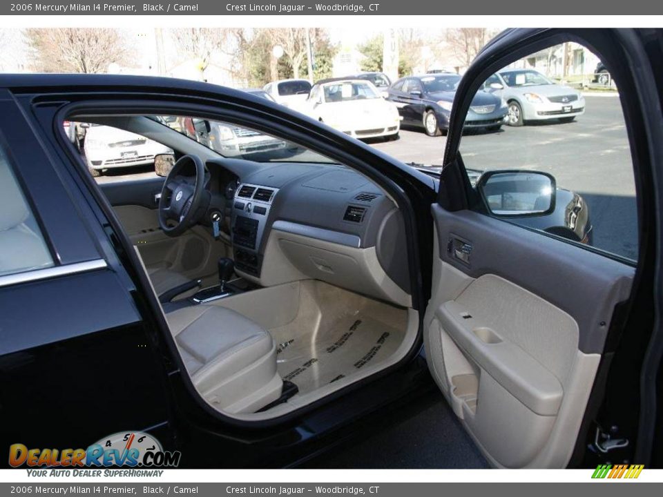 2006 Mercury Milan I4 Premier Black / Camel Photo #12