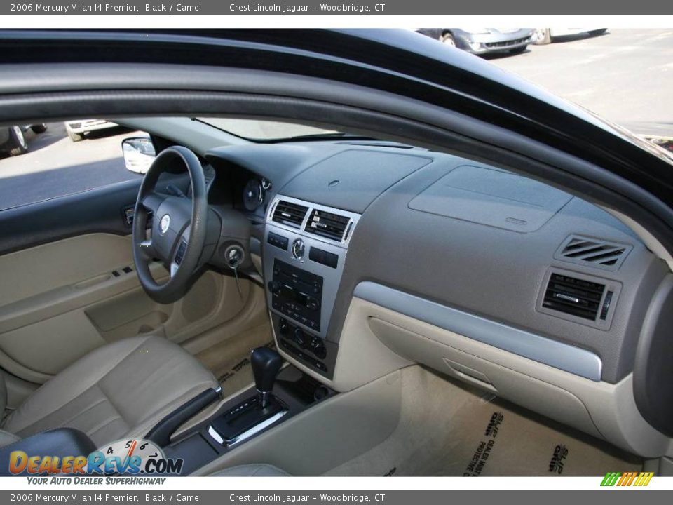 2006 Mercury Milan I4 Premier Black / Camel Photo #14
