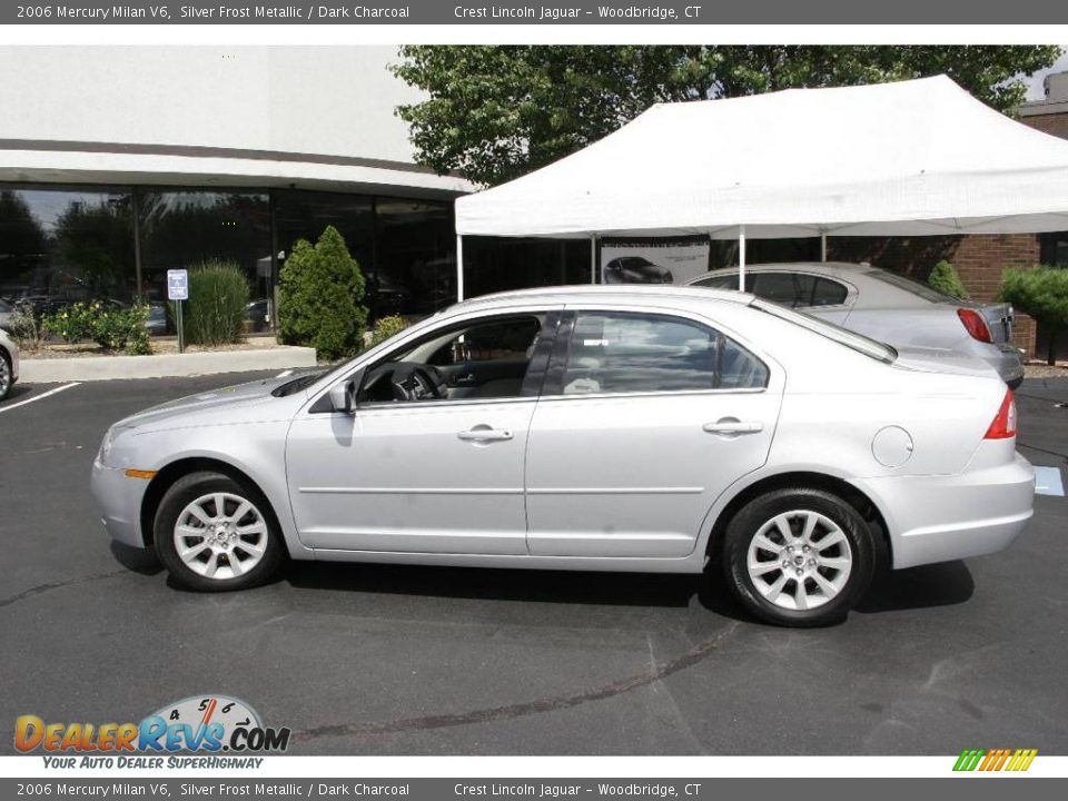2006 Mercury Milan V6 Silver Frost Metallic / Dark Charcoal Photo #9