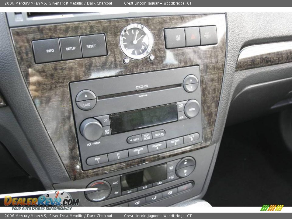 2006 Mercury Milan V6 Silver Frost Metallic / Dark Charcoal Photo #20
