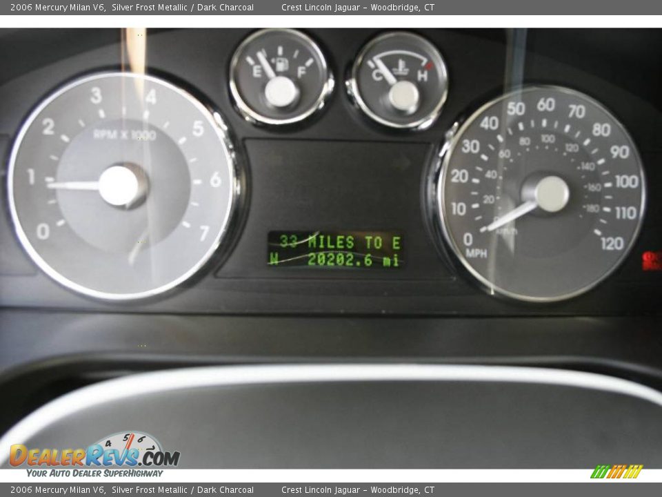 2006 Mercury Milan V6 Silver Frost Metallic / Dark Charcoal Photo #24