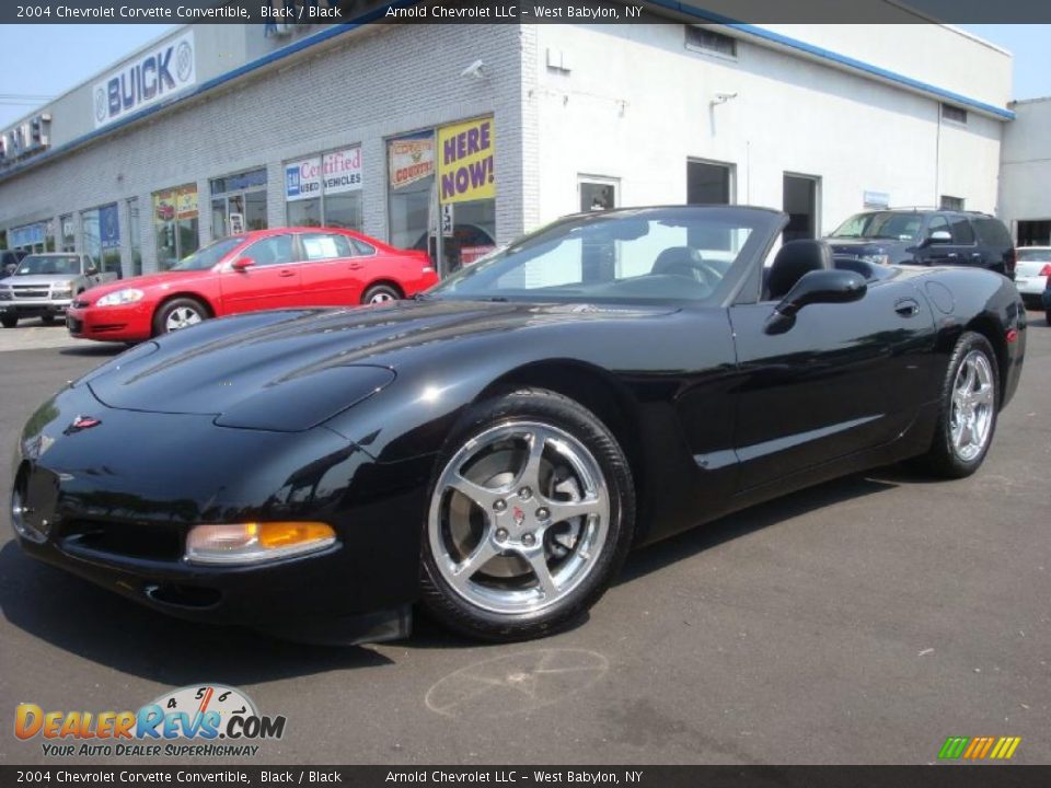 2004 Chevrolet Corvette Convertible Black / Black Photo #1