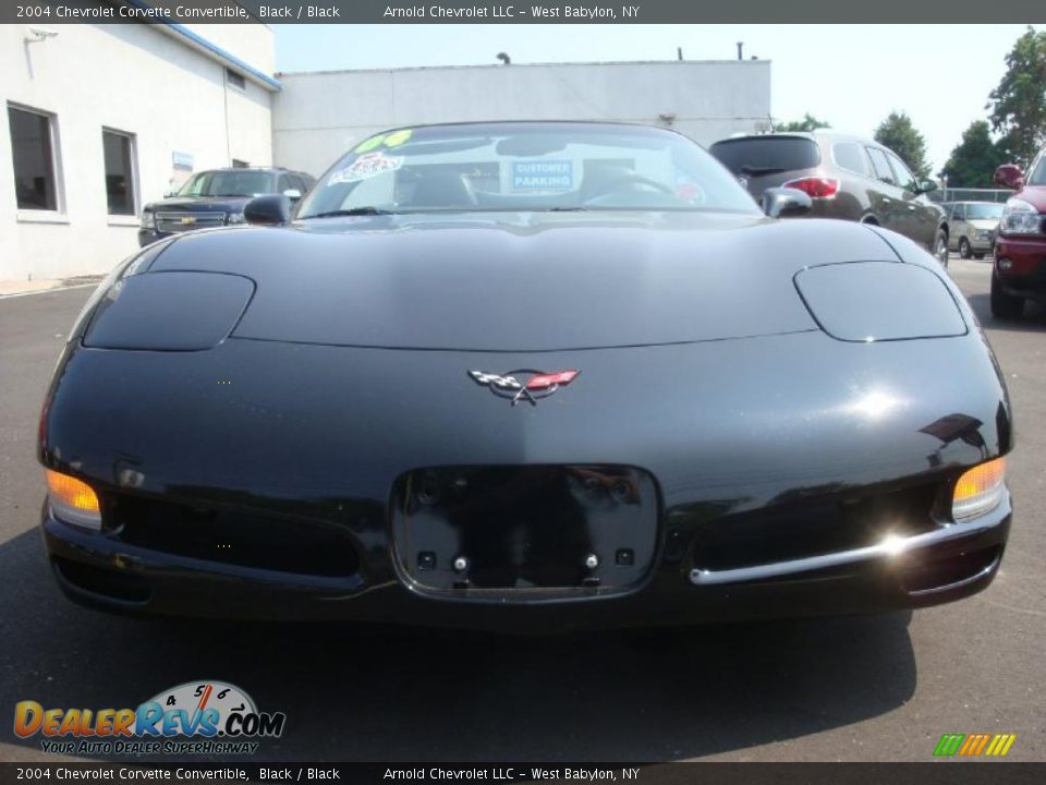 2004 Chevrolet Corvette Convertible Black / Black Photo #2