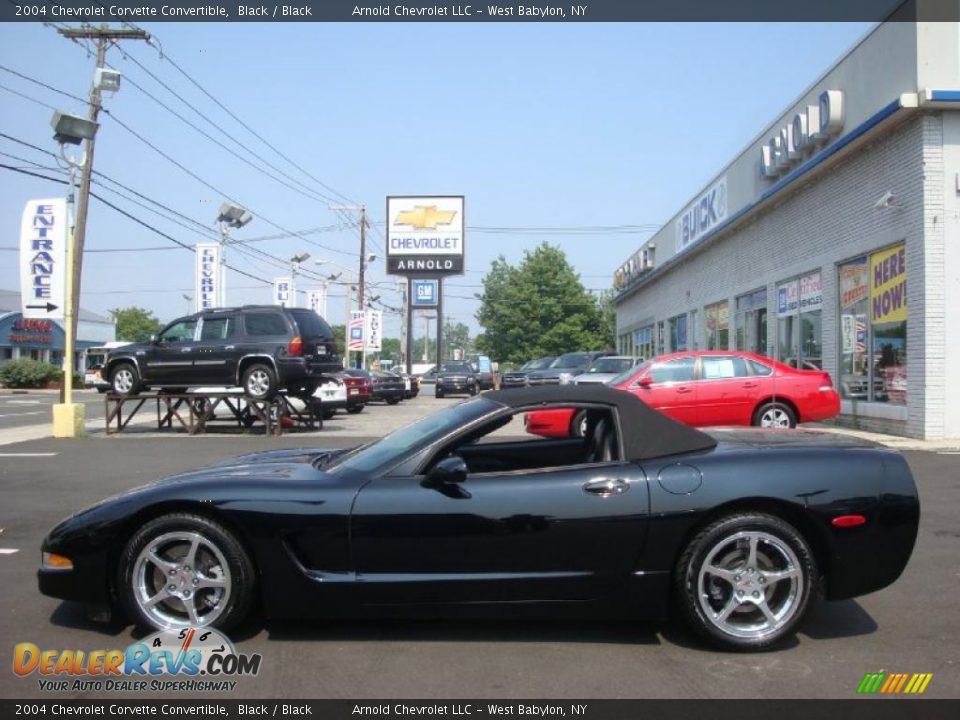 2004 Chevrolet Corvette Convertible Black / Black Photo #3
