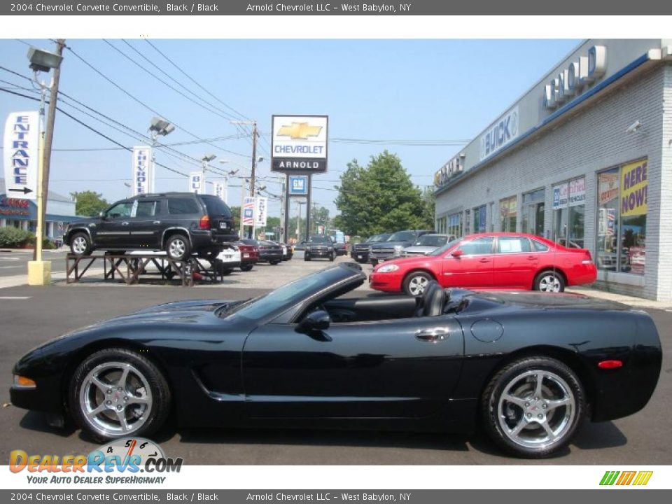 2004 Chevrolet Corvette Convertible Black / Black Photo #4