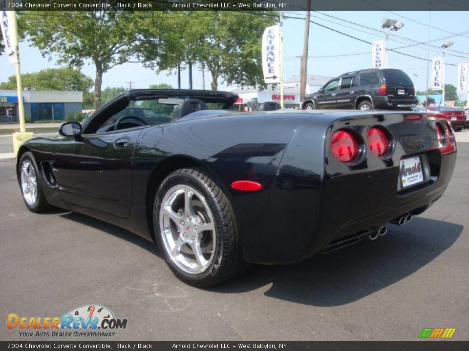 2004 Chevrolet Corvette Convertible Black / Black Photo #5