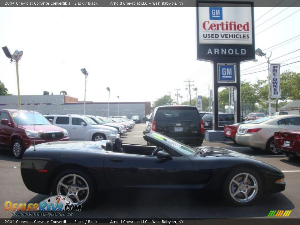 2004 Chevrolet Corvette Convertible Black / Black Photo #8