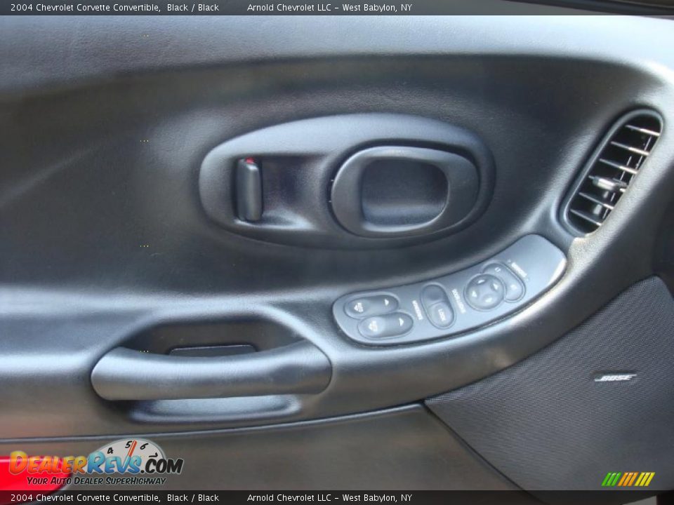 2004 Chevrolet Corvette Convertible Black / Black Photo #11