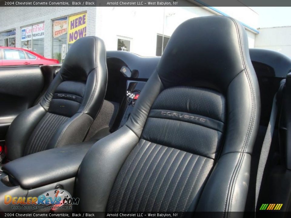 2004 Chevrolet Corvette Convertible Black / Black Photo #12