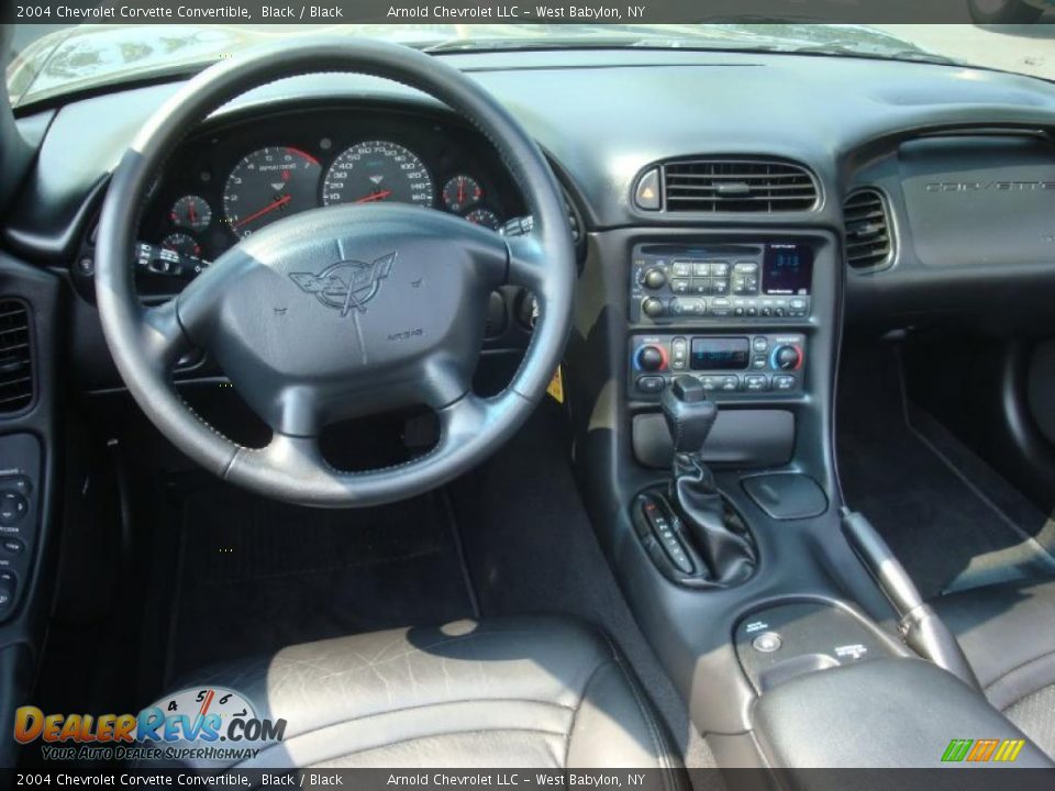 2004 Chevrolet Corvette Convertible Black / Black Photo #15