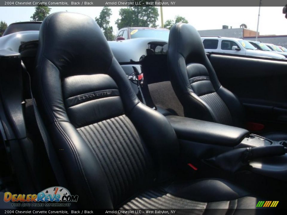 2004 Chevrolet Corvette Convertible Black / Black Photo #17