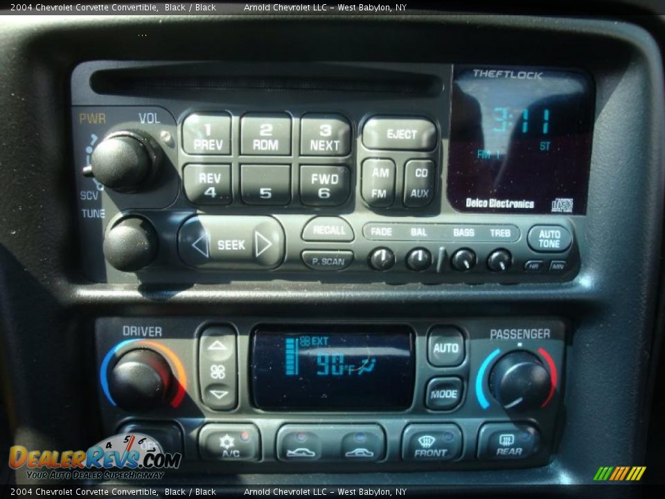 2004 Chevrolet Corvette Convertible Black / Black Photo #18