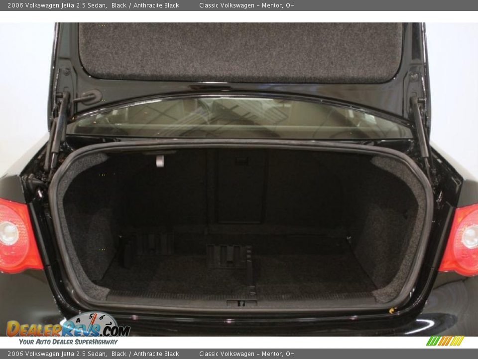 2006 Volkswagen Jetta 2.5 Sedan Black / Anthracite Black Photo #21